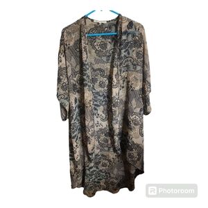 Daniel Rainn  long sheer kimono size S